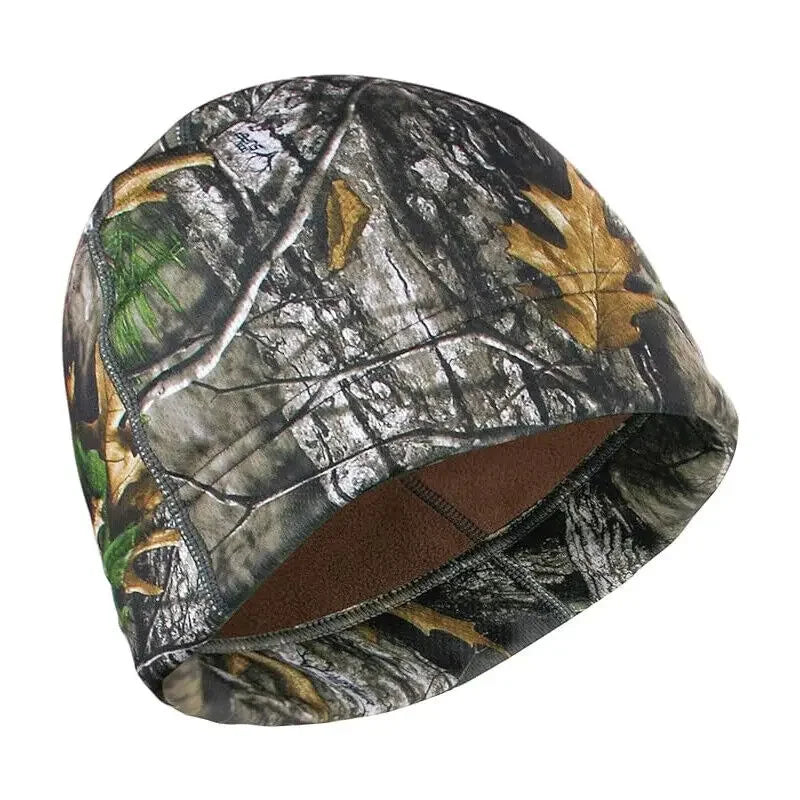 Reversible Camouflage Fleece Cap