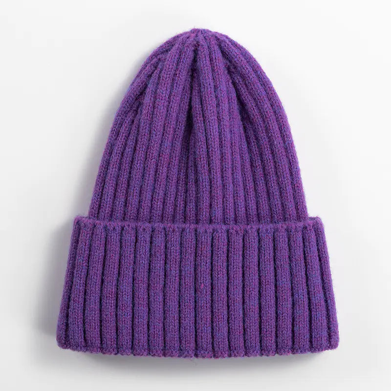 Korean-Style Knitted Woolen Beanie