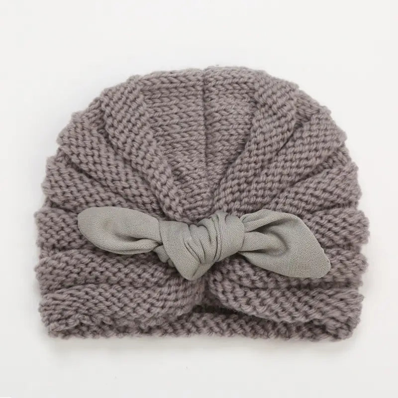 Children's Knitted Wool Hats with Rabbit Ears