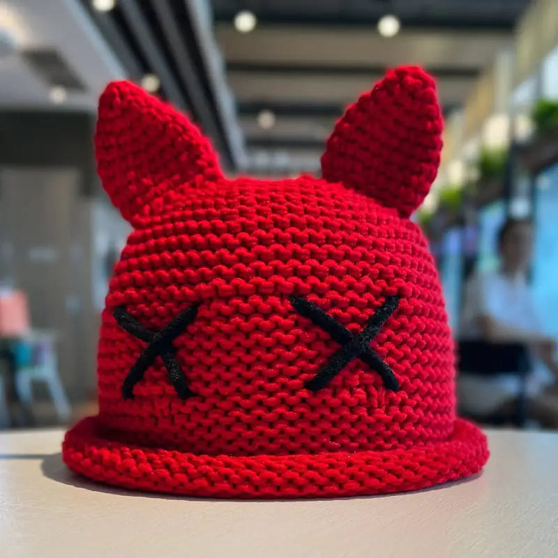Cat Ears Woolen Beanie