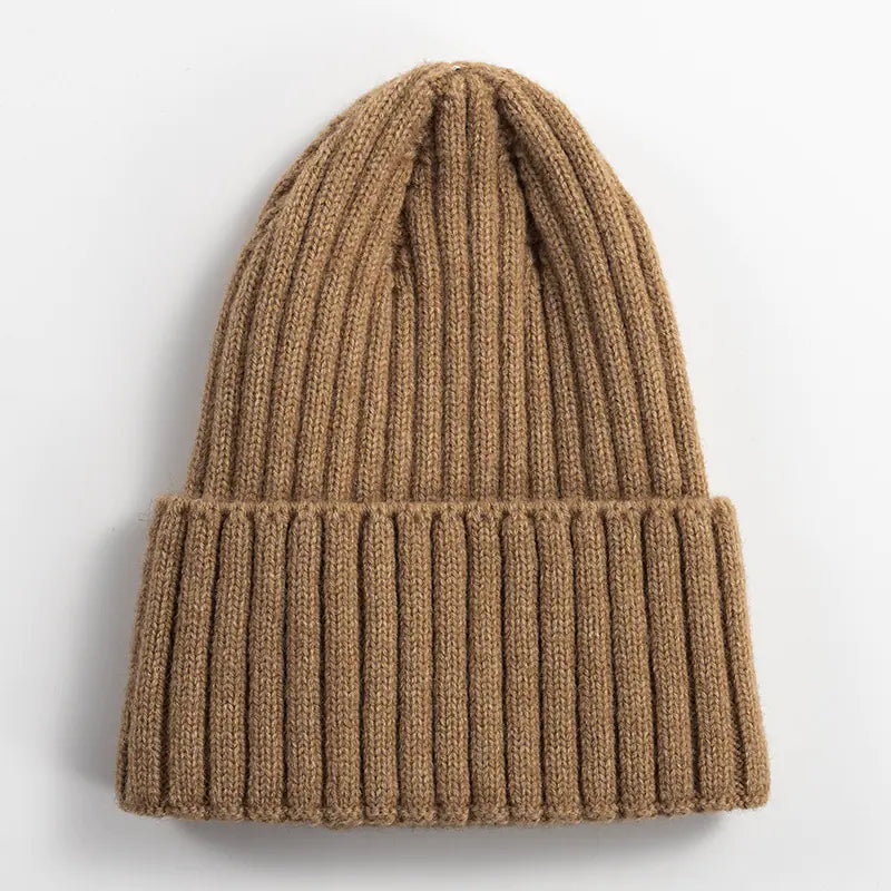 Korean-Style Knitted Woolen Beanie