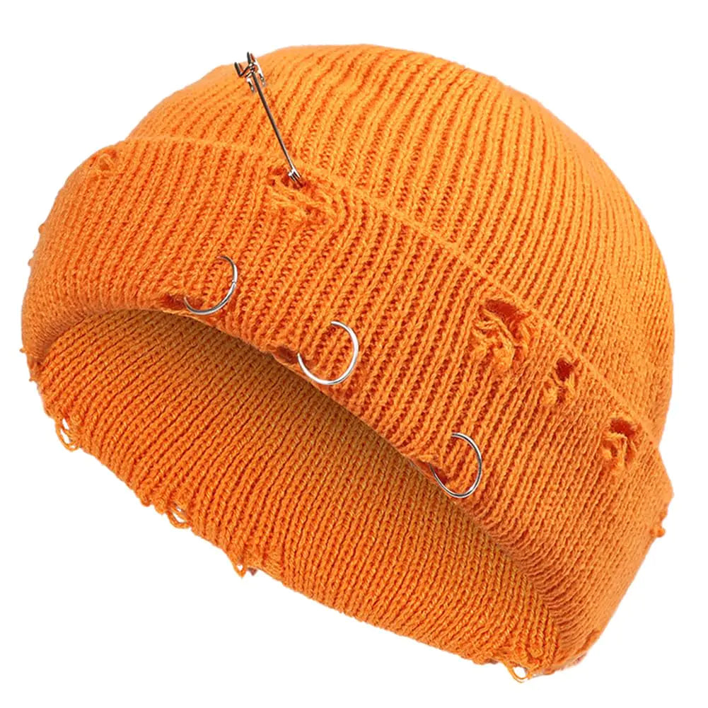 Distressed Ring Beanie
