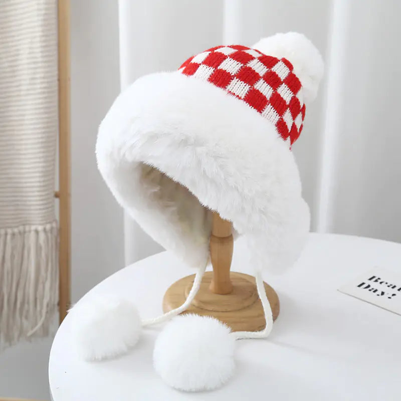 Checkerboard Fuzzy Lei