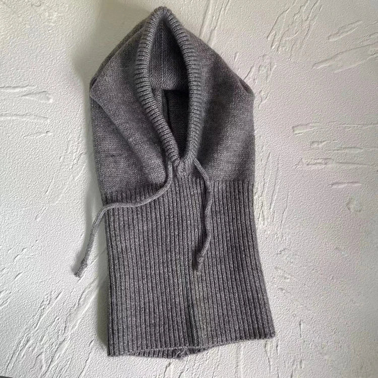 Drawstring  Balaclava One Piece