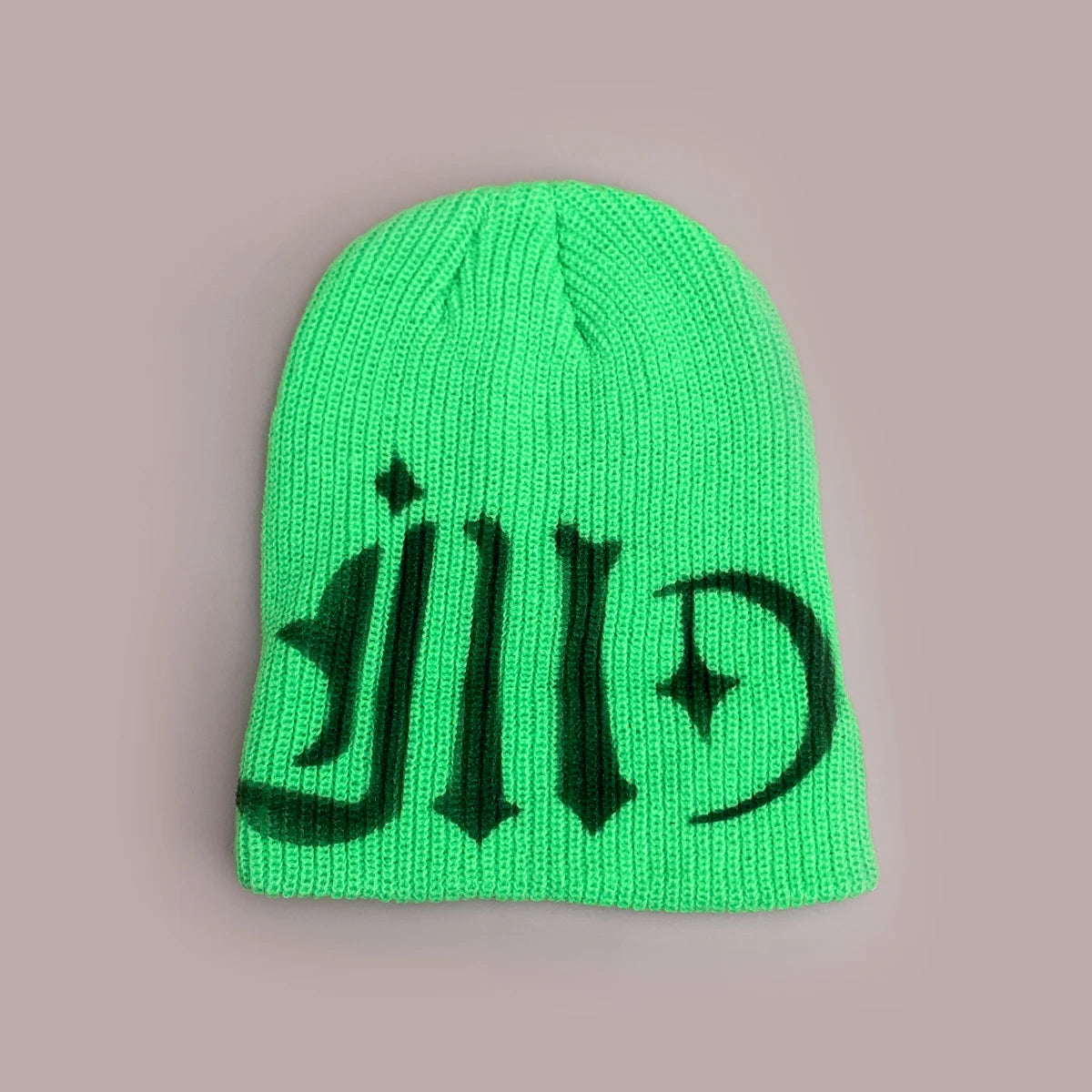 Y2K Midnight Star Beanie