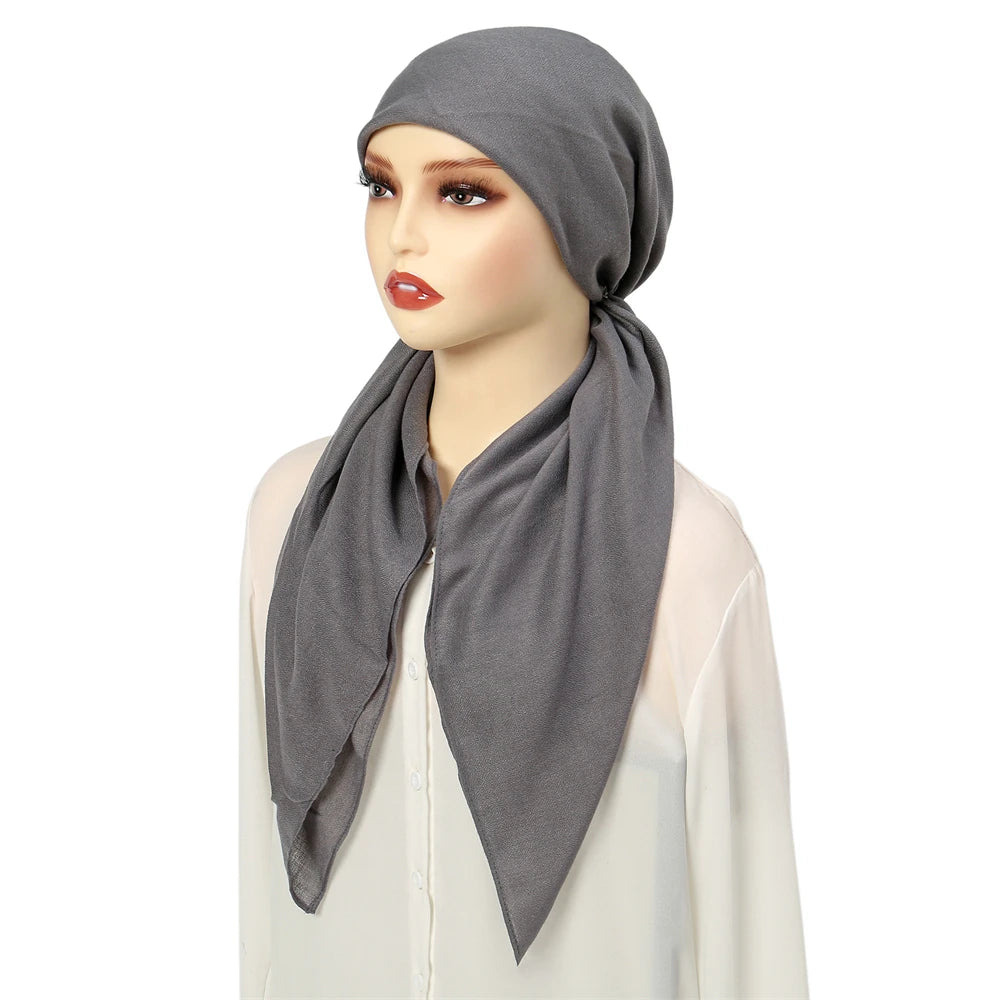 Solid Color Long Tail Hijab