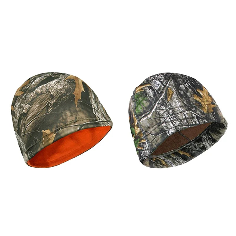 Reversible Camouflage Fleece Cap