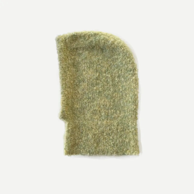 Balaclava Knitted Hooded Cap Warm One-Piece Neck Collar