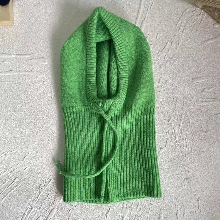 Drawstring  Balaclava One Piece