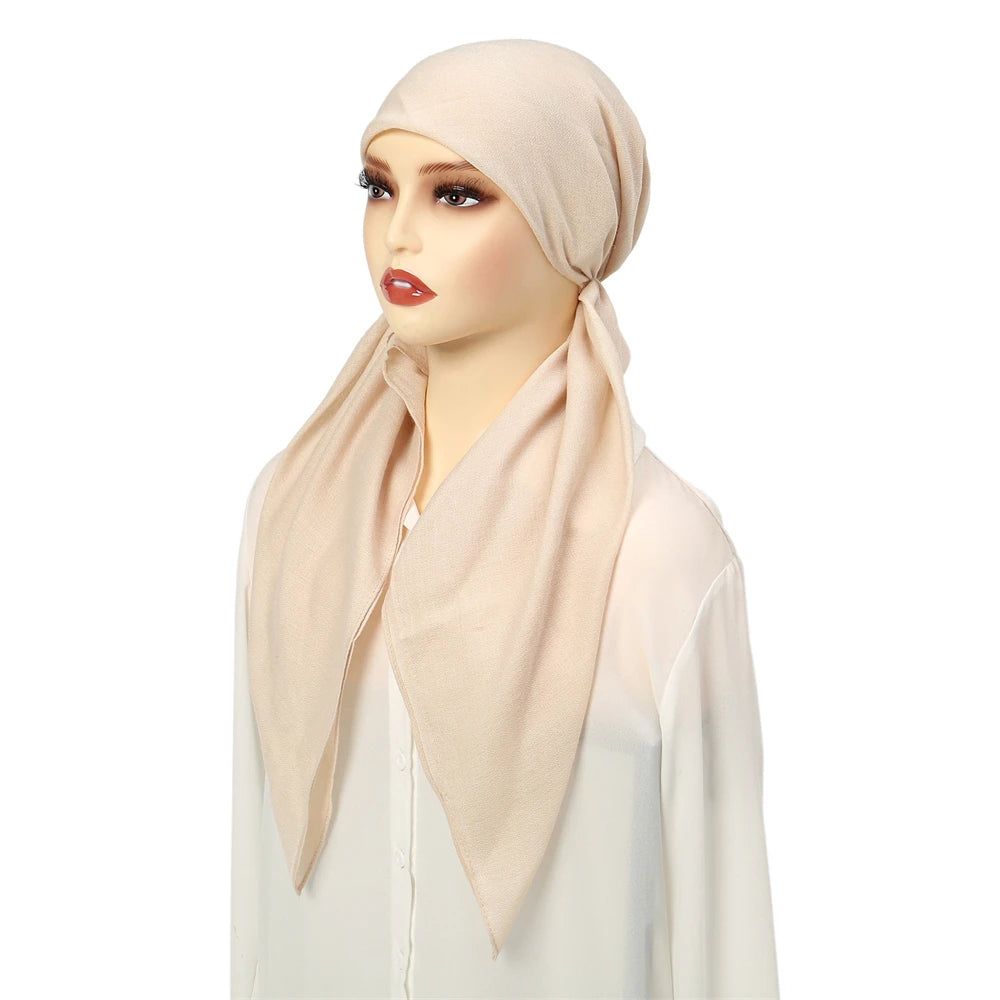 Solid Color Long Tail Hijab