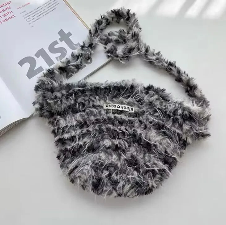 Crochet Basin Plush Bucket Hat