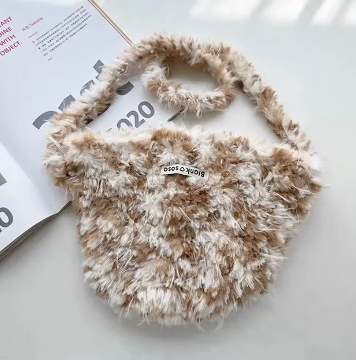 Crochet Basin Plush Bucket Hat