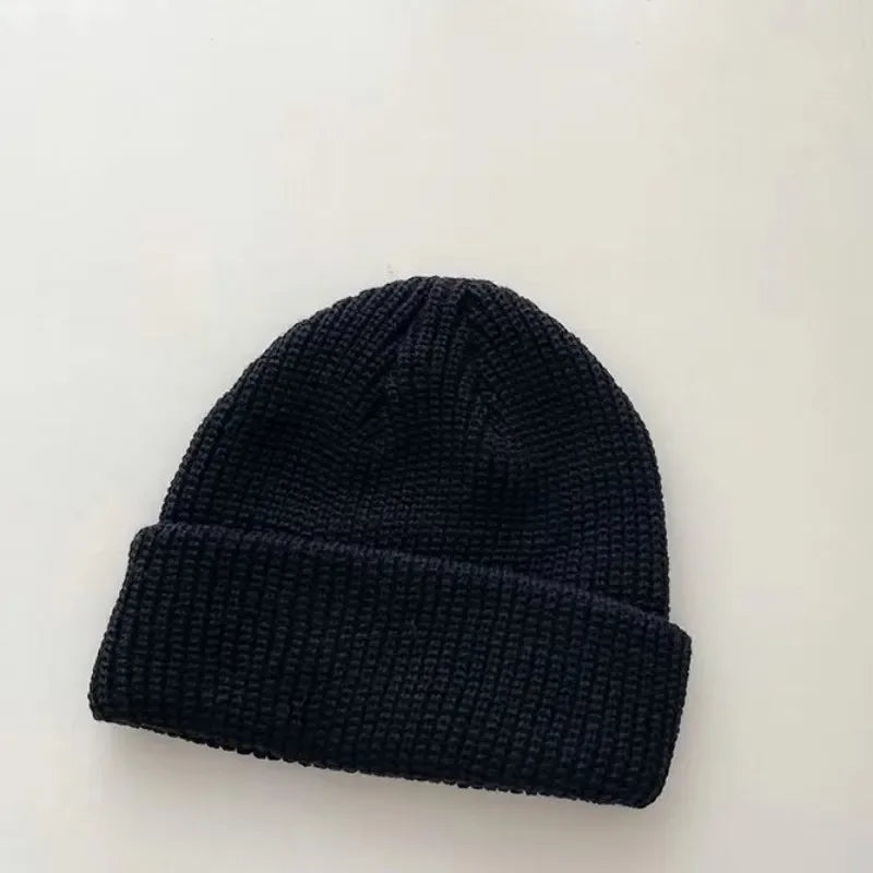 Knitted Solid Casual Cap