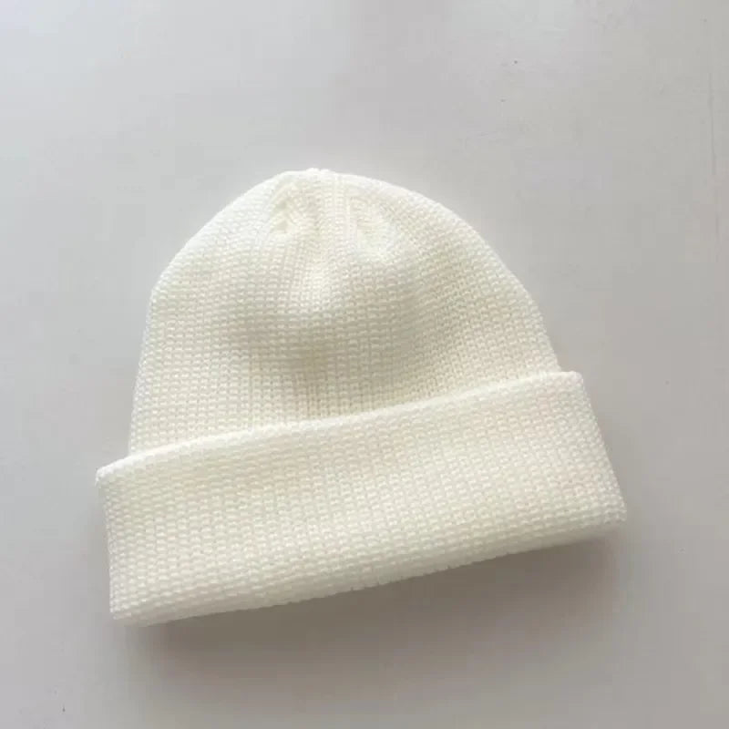 Knitted Solid Casual Cap