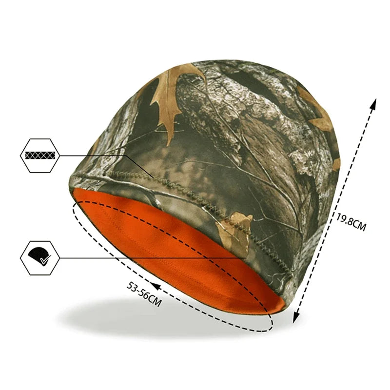 Camo Polar Fleece Cap