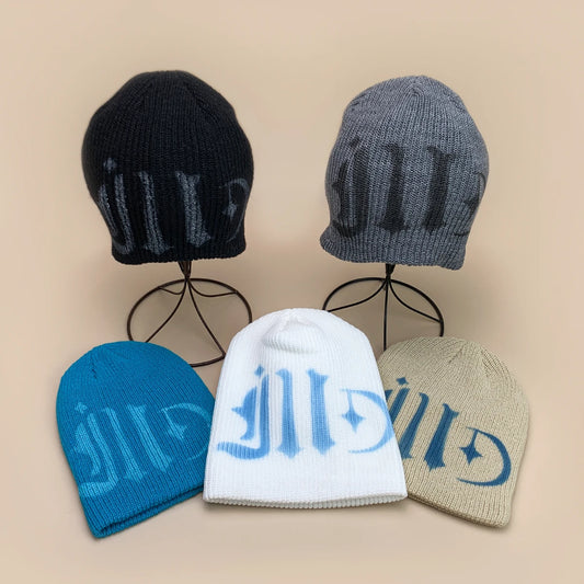 Y2K Midnight Star Beanie