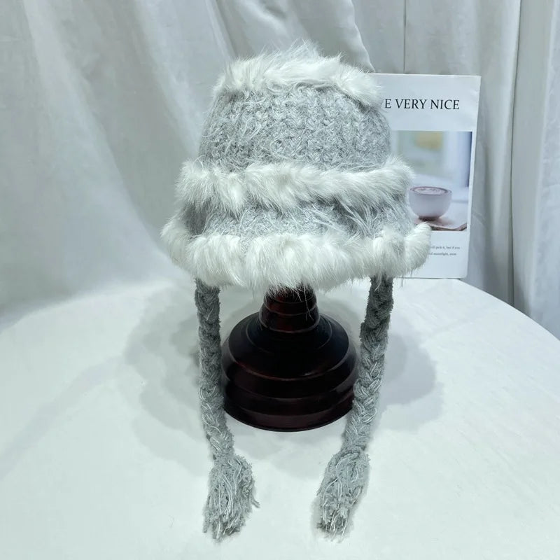 Splicing Knitted Bucket