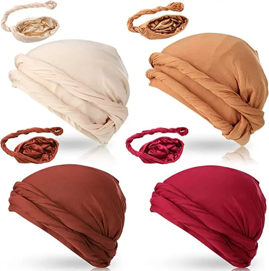 Satin Turban Scarf