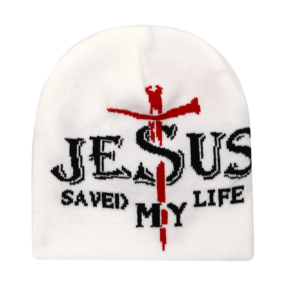 Jesus Saved My Life Beanie