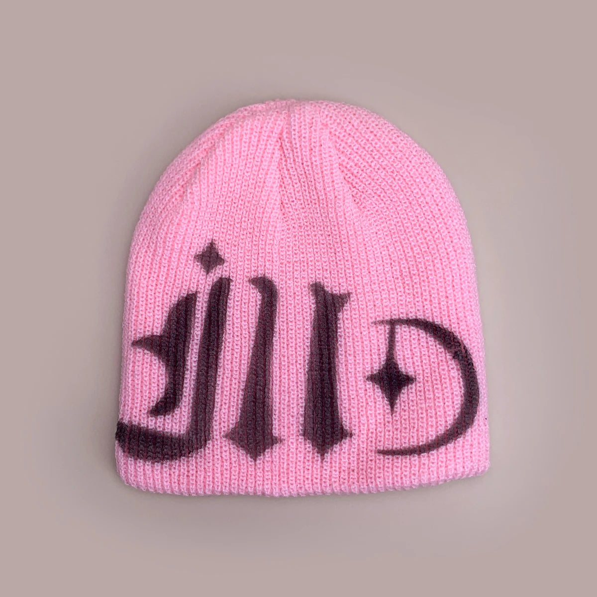 Y2K Midnight Star Beanie