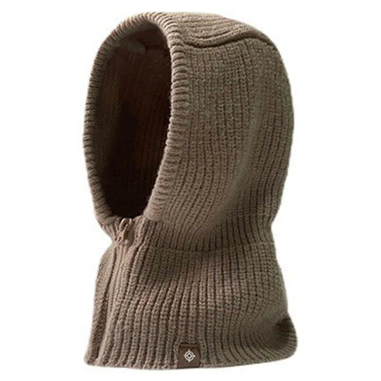 Zipper Neck Collar Balaclava Cap – BEANIEBAR