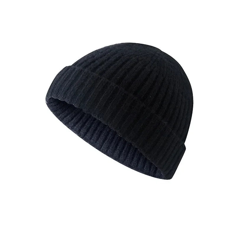 Knitted Solid Casual Cap