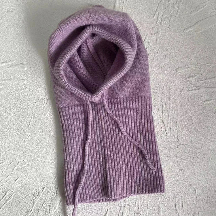 Drawstring  Balaclava One Piece