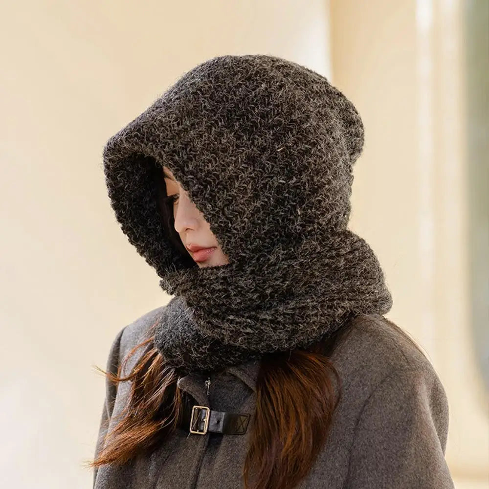 Cycling Balaclava and Scarf Versatile Knitted