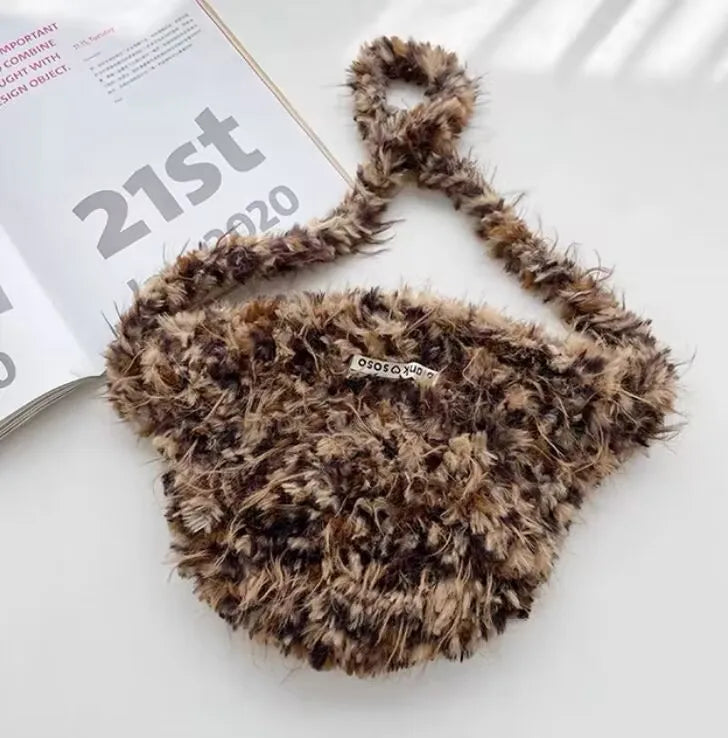 Crochet Basin Plush Bucket Hat