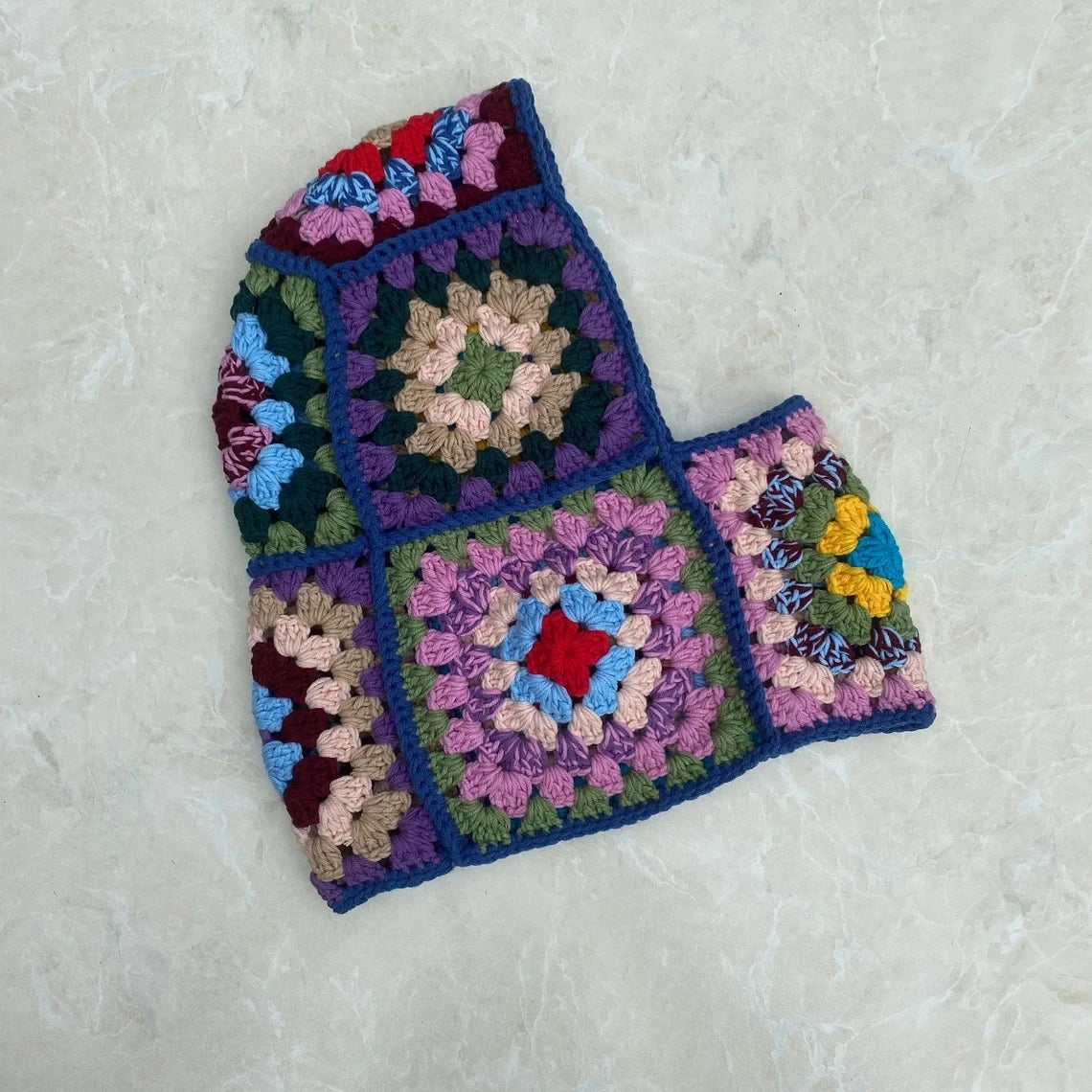 Colourful Wool Knit Balaclava