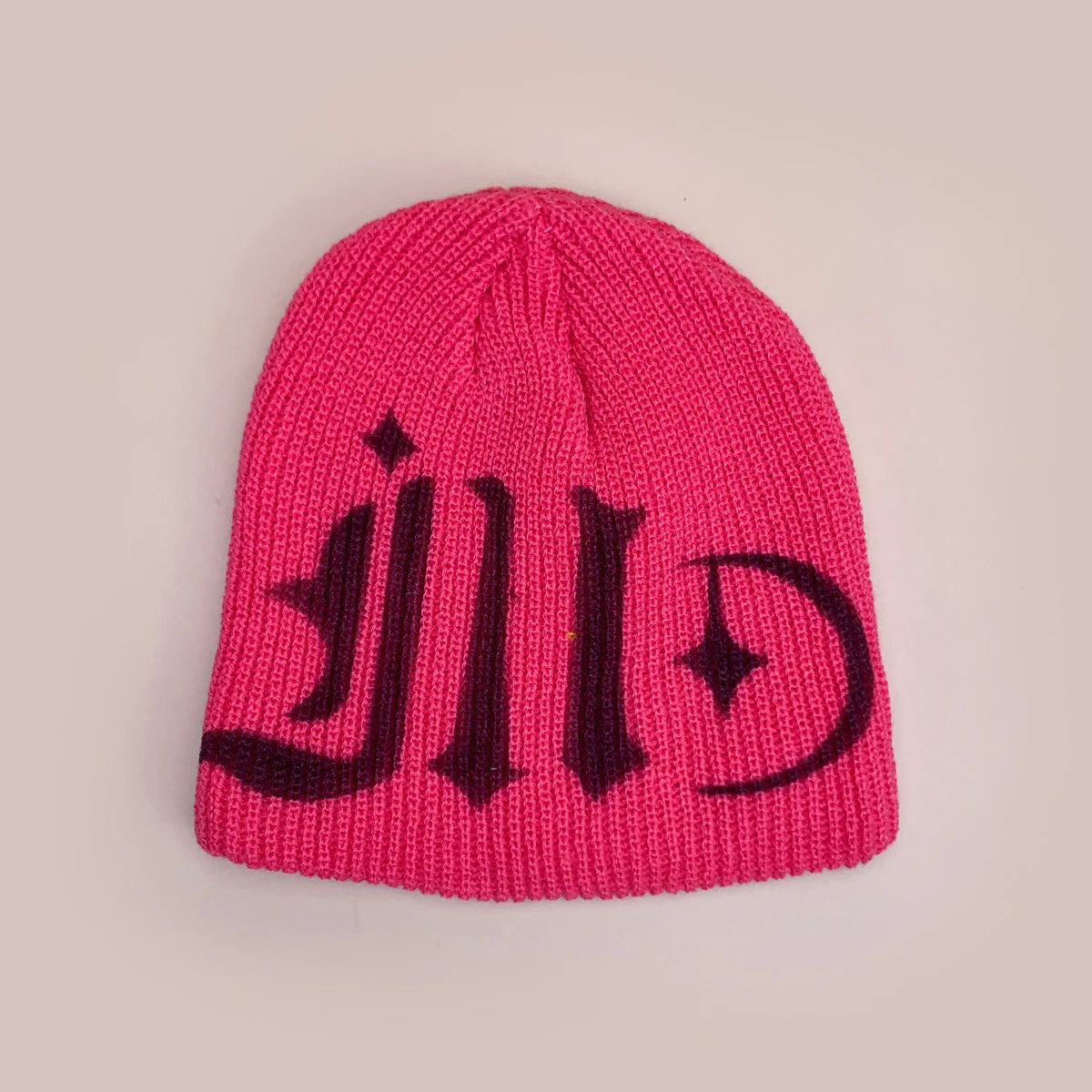 Y2K Midnight Star Beanie