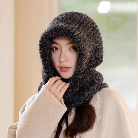 Cycling Balaclava and Scarf Versatile Knitted