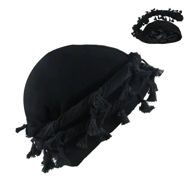 Trim Twisted Tail Turban Headwrap