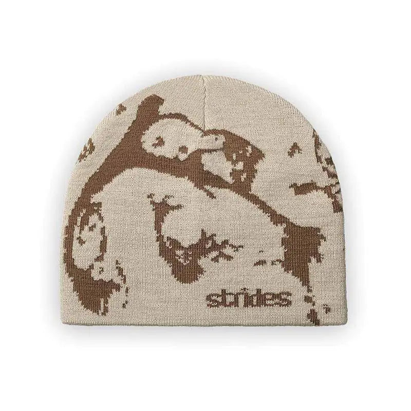 Abstract Jacquard Cap