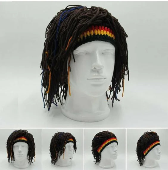 Knitted Rasta Beanie