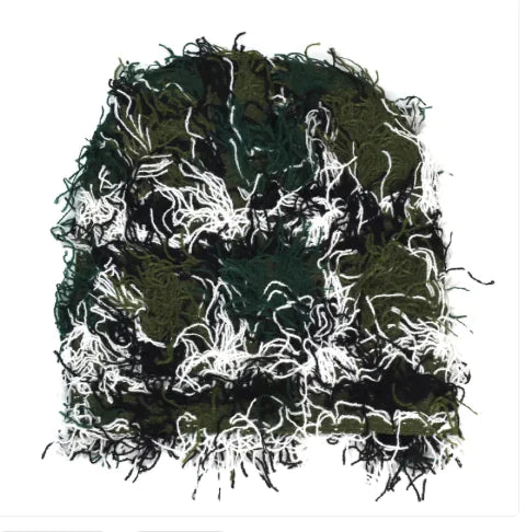 Wool Knitted Camouflage Headgear