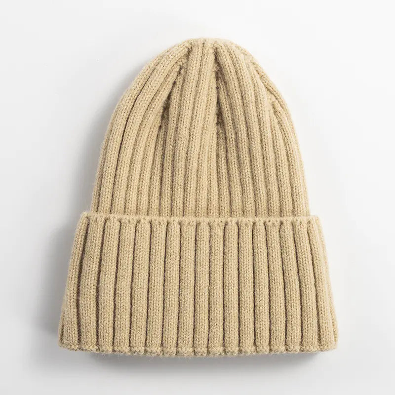 Korean-Style Knitted Woolen Beanie