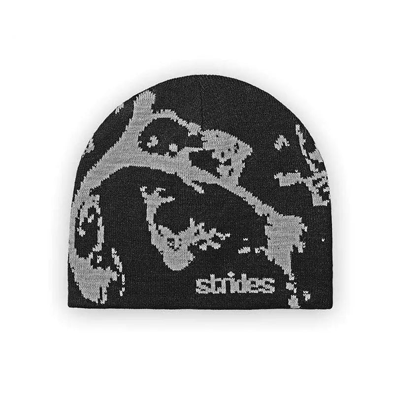 Abstract Jacquard Cap